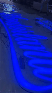 Multicolor Infinity Tunnel Effect