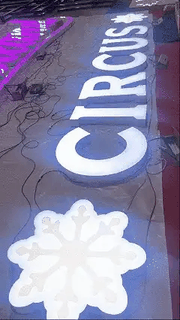 custom commercial signage Metal Halo Lit Letters